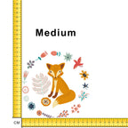 Fox and Flowers Iron on fabric heat transfer DTF-61