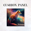 CUSHION Fabric Panel Fox and Milky Way
