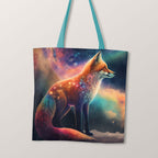 TOTE Fox and Milky Way Fabric Bag Panel