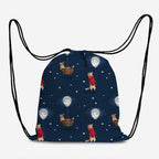 Fox and The Moon Balloon Fabric