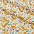 Foxes Cream Fabric