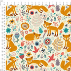 Foxes Cream Fabric