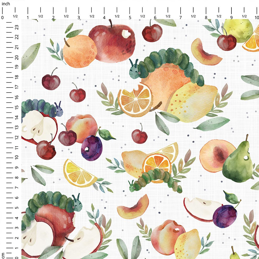 Fruity Caterpillar Fabric