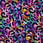 Funky Leopard Navy Fabric