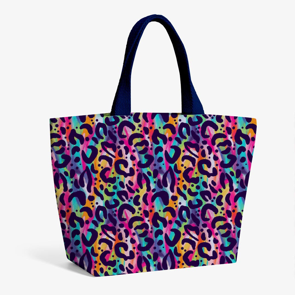 Funky Leopard Navy Fabric