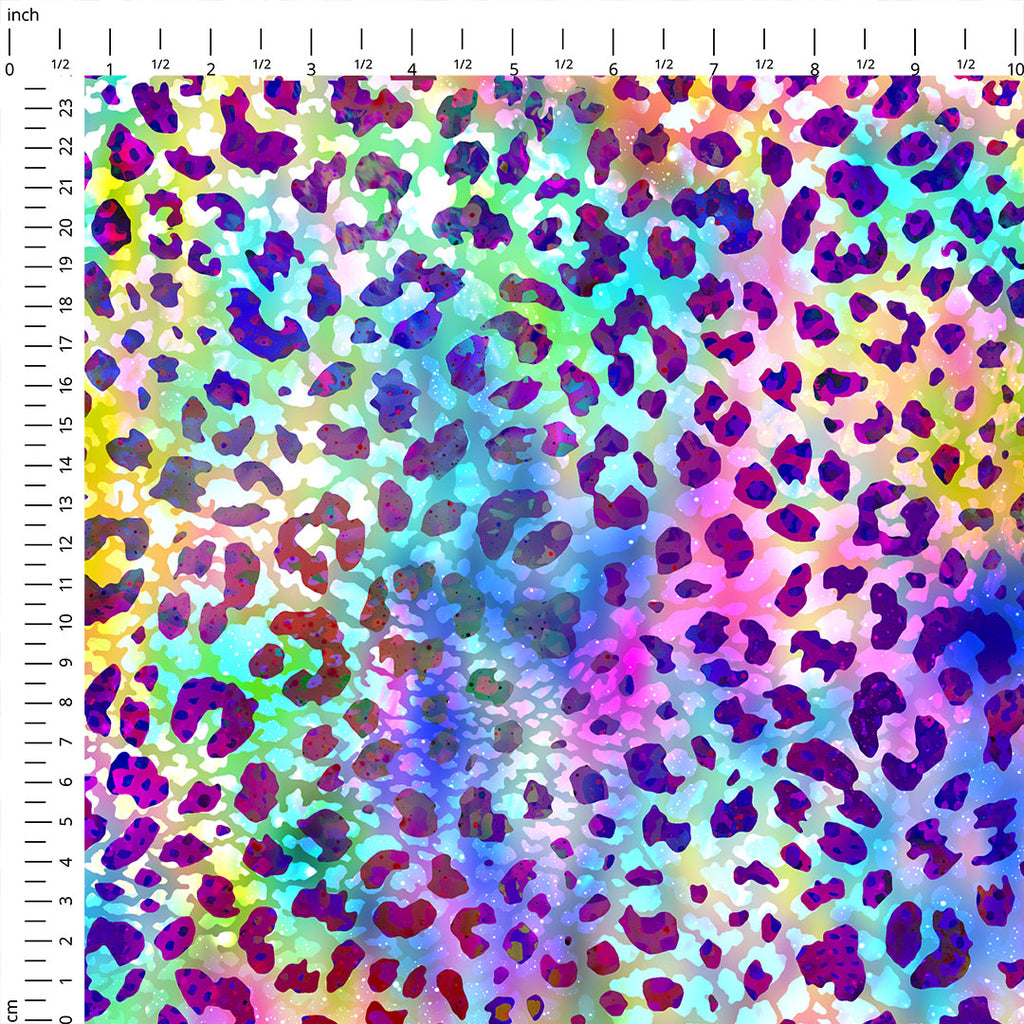 Colourful Leopard Fabric