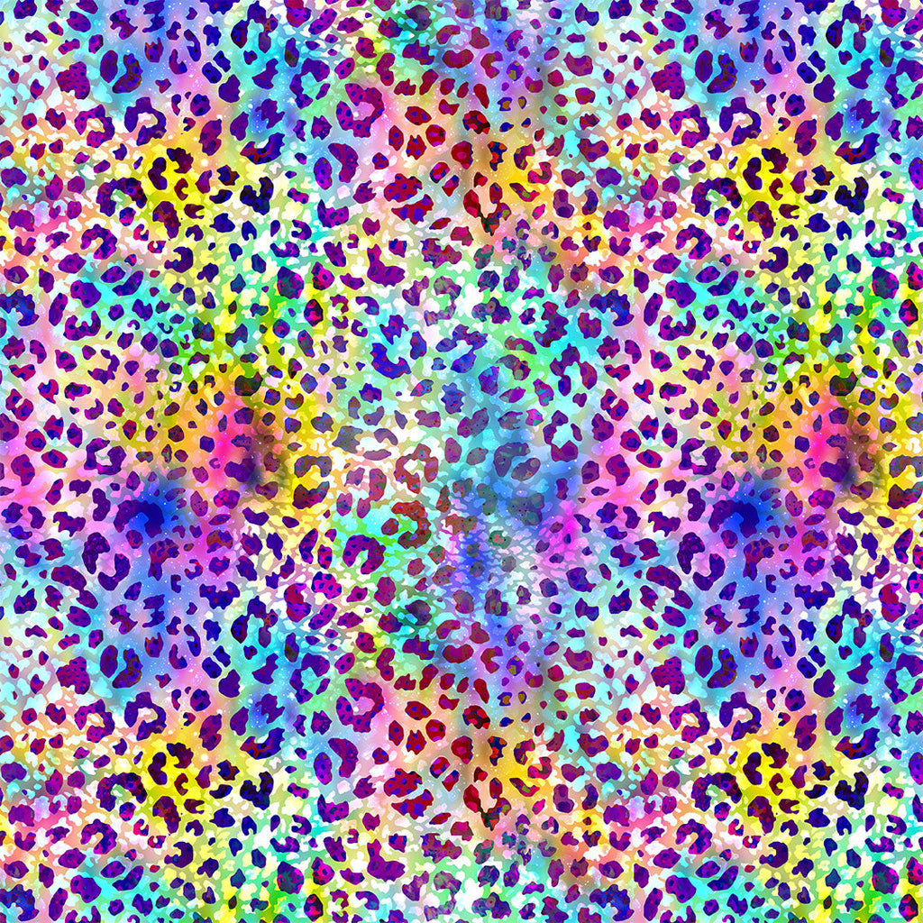 Colourful Leopard Fabric