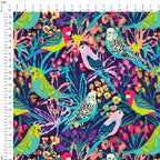 Funky Parrots Fabric