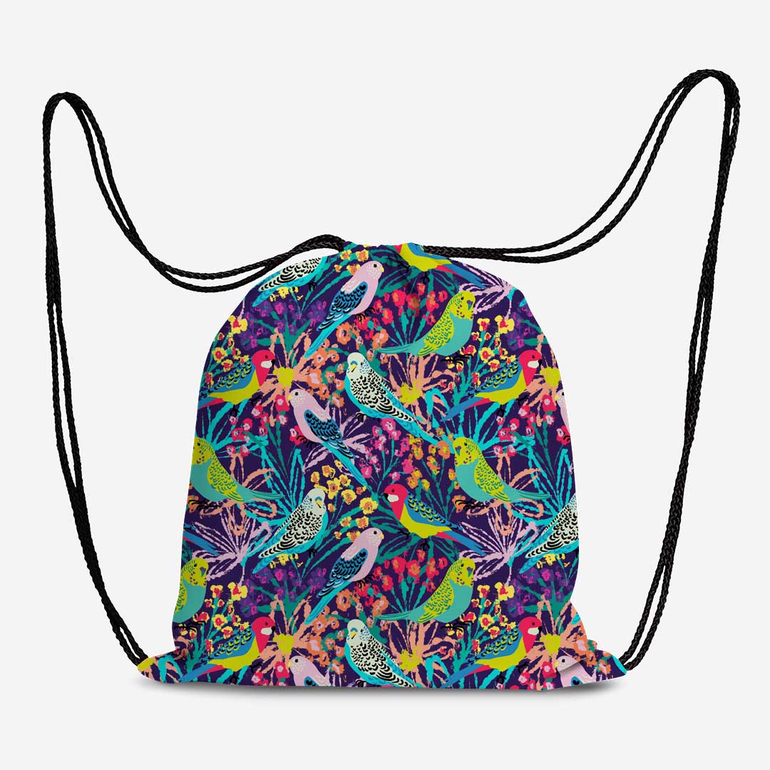 Funky Parrots Fabric