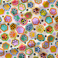 Funky Paws Cream Fabric