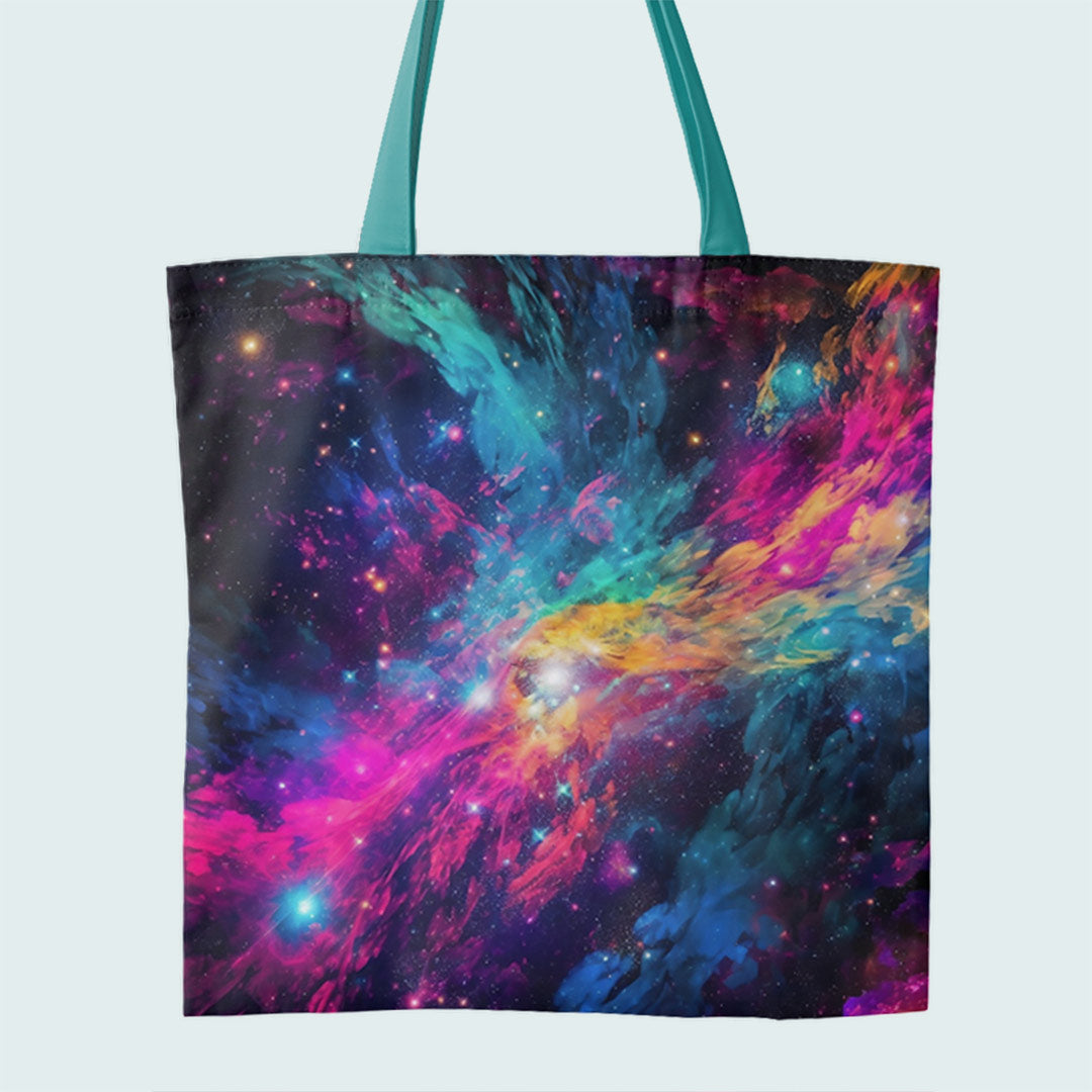 TOTE Galaxy Colour Burst Fabric Bag Panel