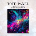 TOTE Galaxy Colour Burst Fabric Bag Panel