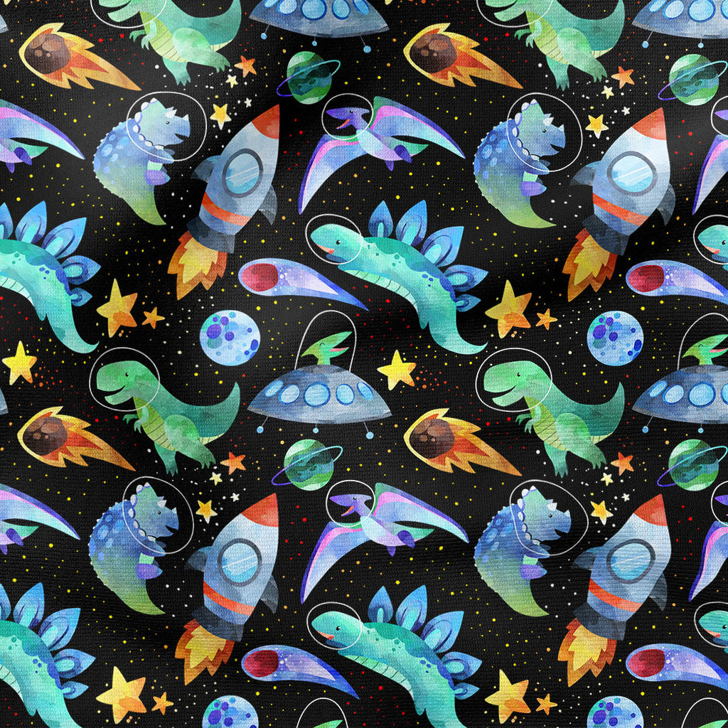Galaxy Dinos Fabric