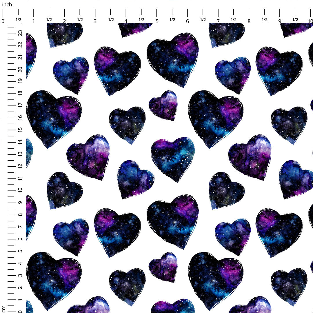 Galaxy Hearts Fabric