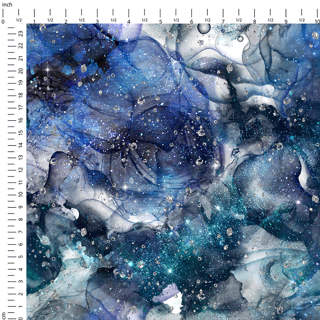 Galaxy Liquid Art Fabric
