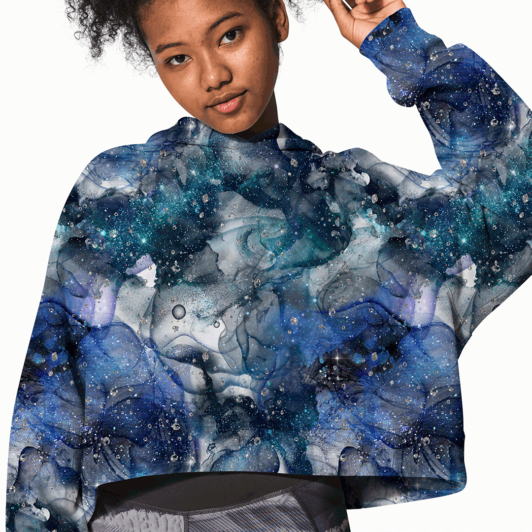 Galaxy Liquid Art Fabric
