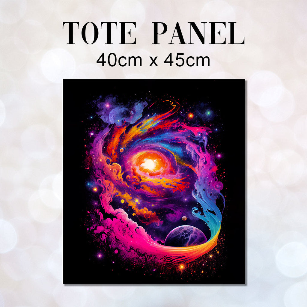 TOTE Galaxy Super Nova Fabric Bag Panel