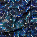 Galaxy Whales Fabric