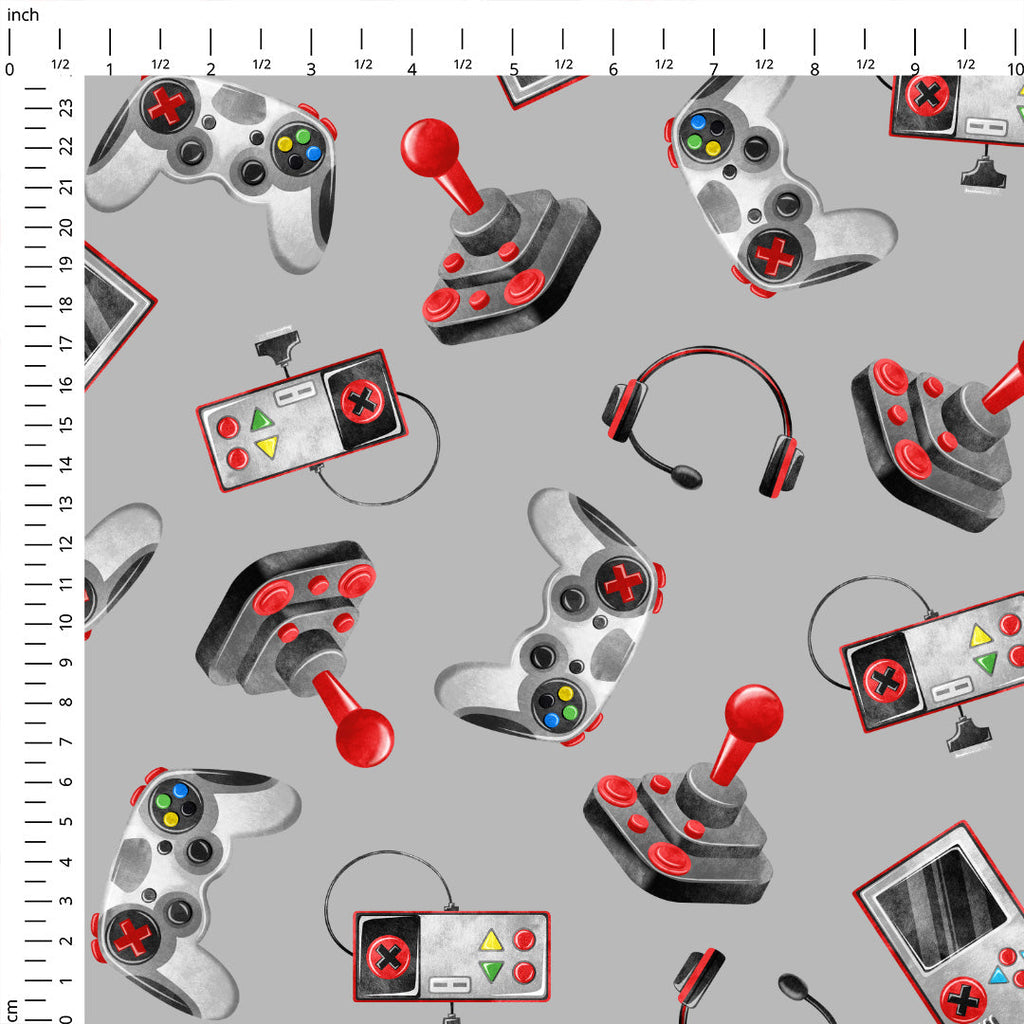 Gaming Grey Fabric