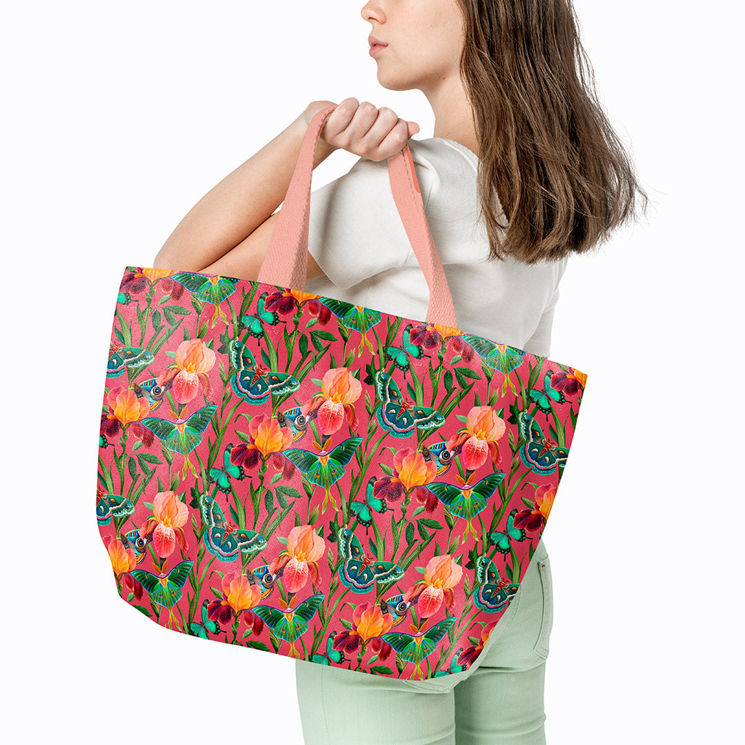 Garden of Eden Coral Fabric