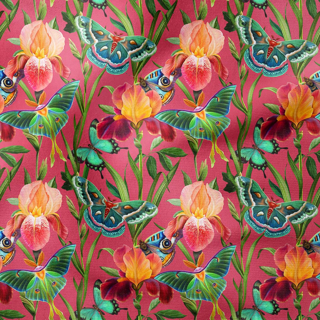 Garden of Eden Coral Fabric