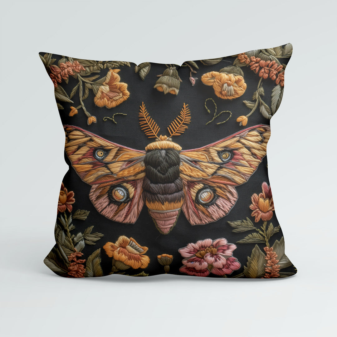 CUSHION Panel Garden Whisper Moth CP-199