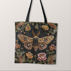 TOTE Fabric Bag Panel Garden Whisper Moth TP-266