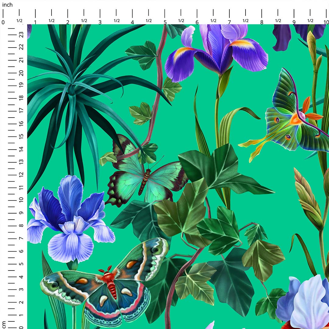 Garden of Eden Mint Fabric