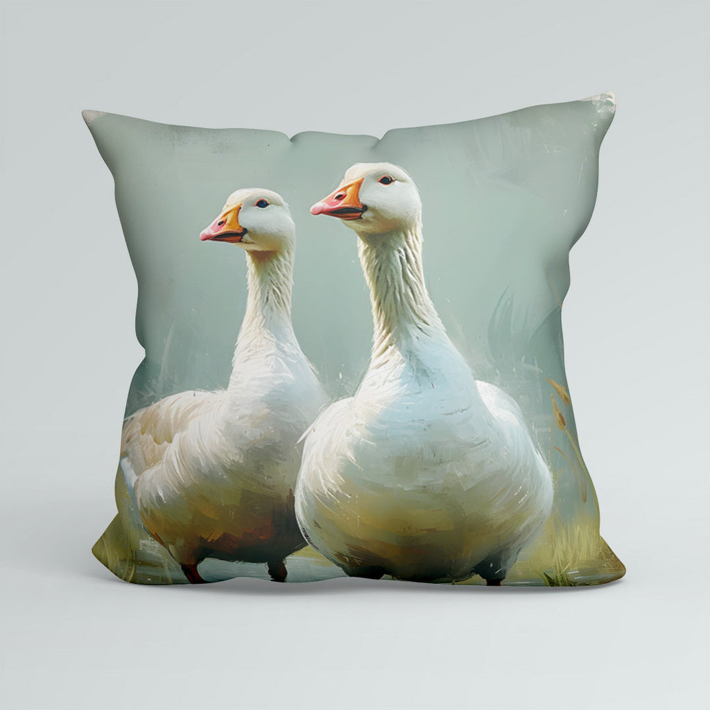 CUSHION Panel Geese Beige CP-142