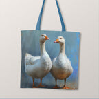 TOTE Fabric Bag Panel Geese Blue TP-215