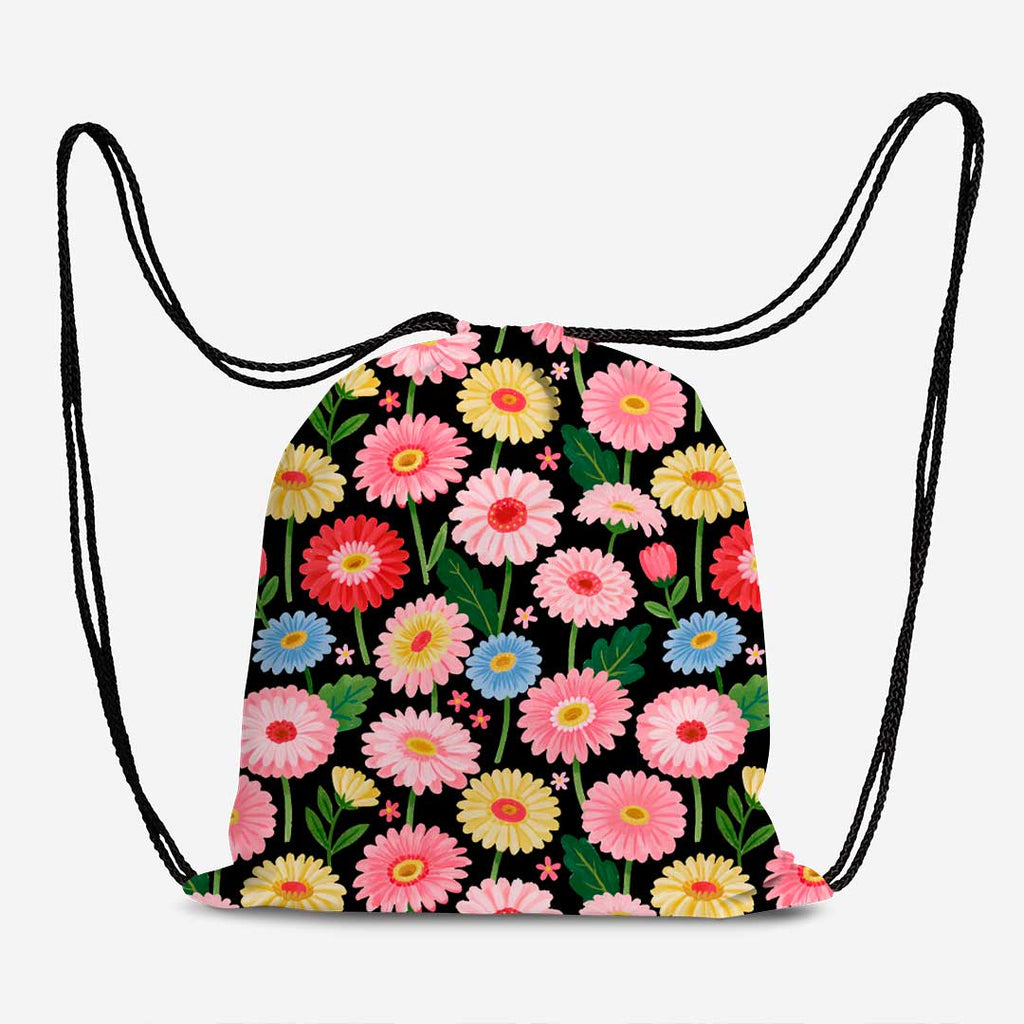 Gerbera Black Fabric