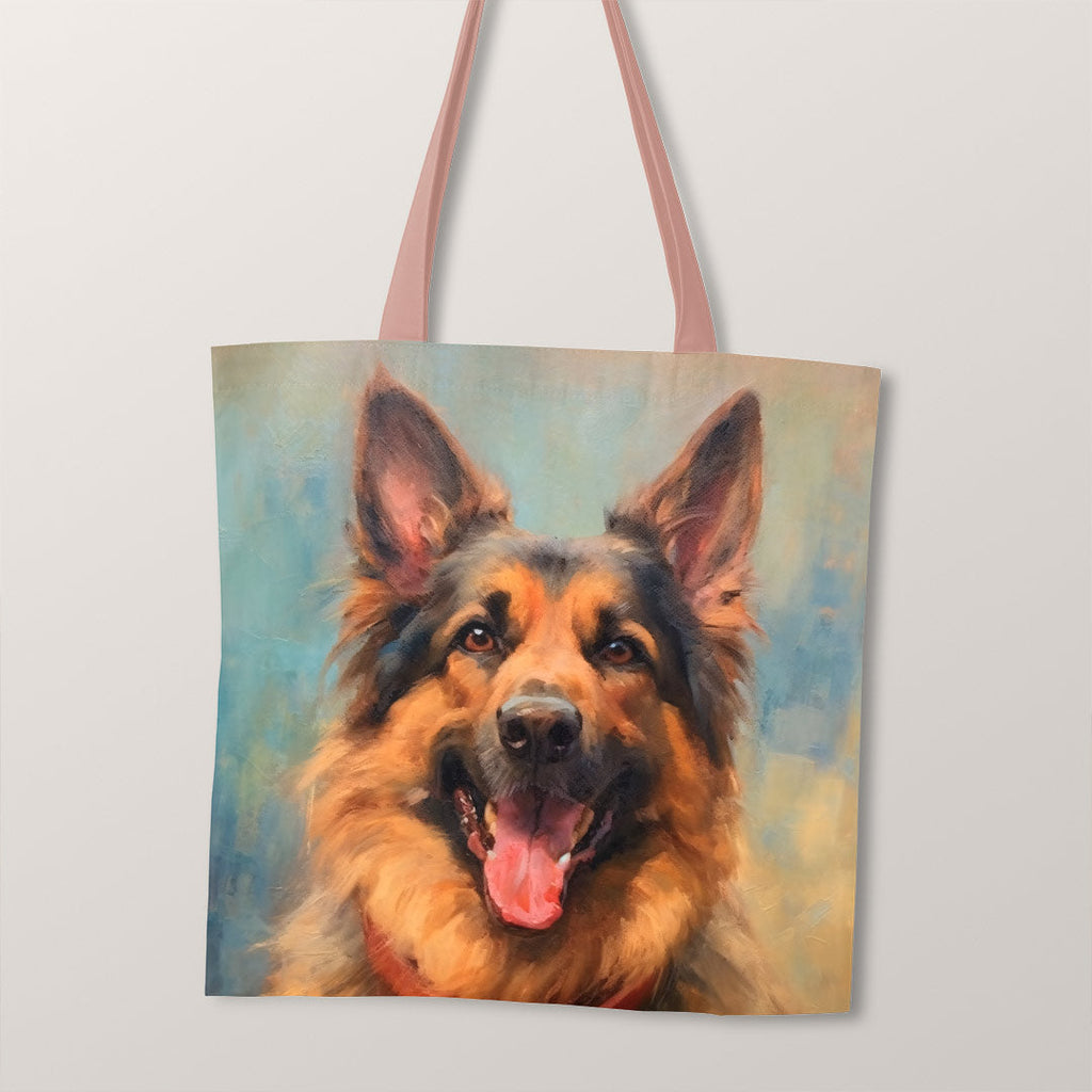 TOTE German Shepherd Fabric Bag Panel