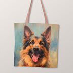 TOTE German Shepherd Fabric Bag Panel