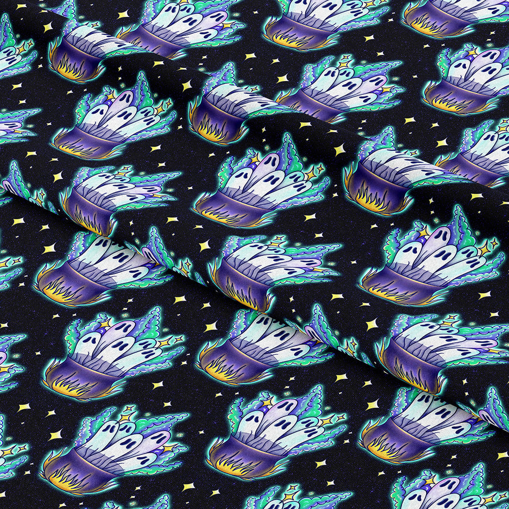 Ghost Cauldron Fabric