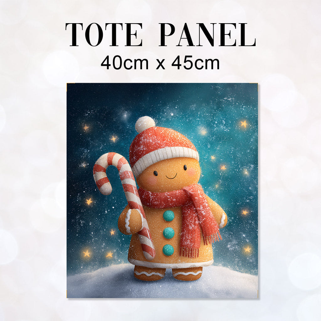 TOTE Panel Gingerbread Boy TP-835