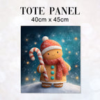 TOTE Panel Gingerbread Boy TP-835