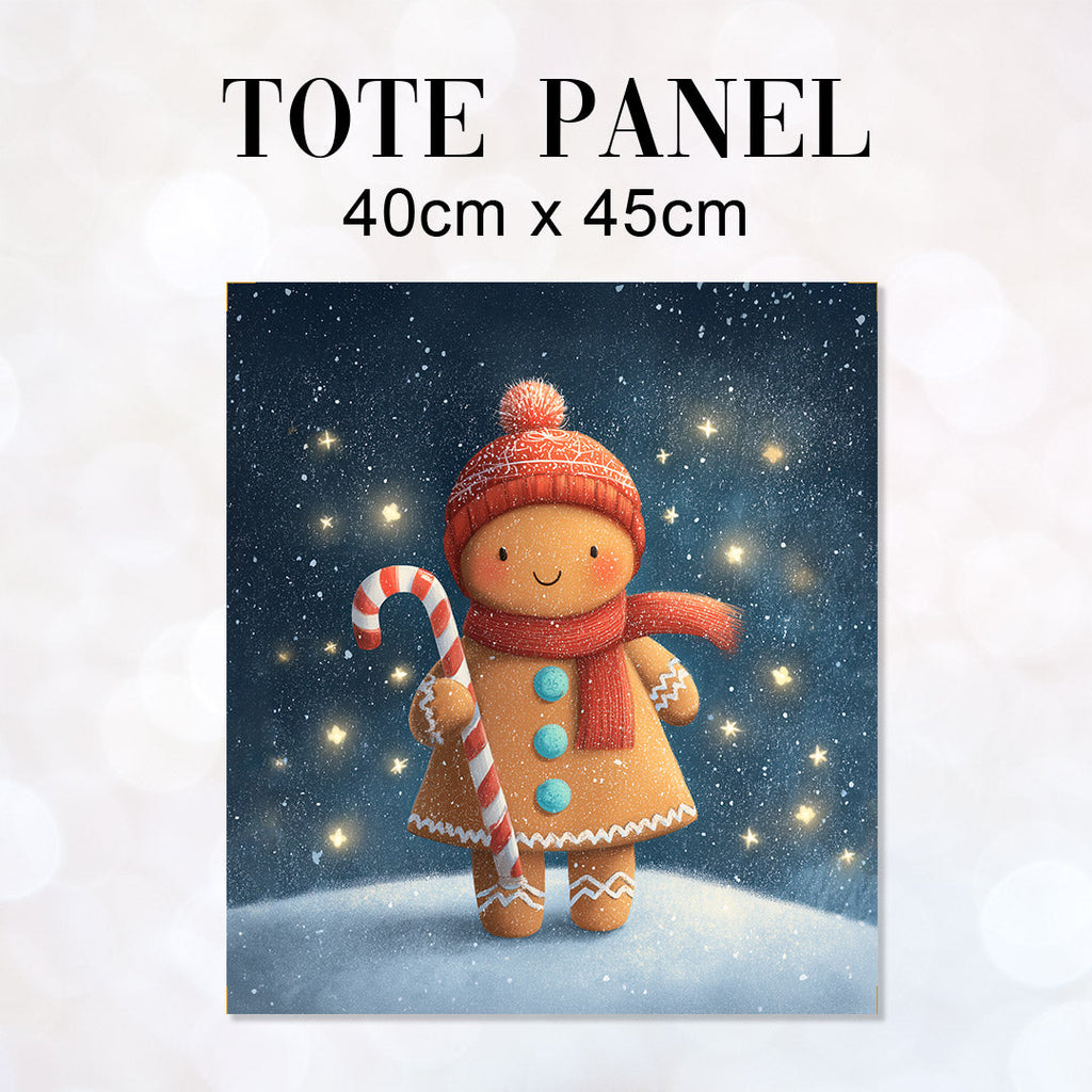 TOTE Panel Gingerbread Girl TP-836