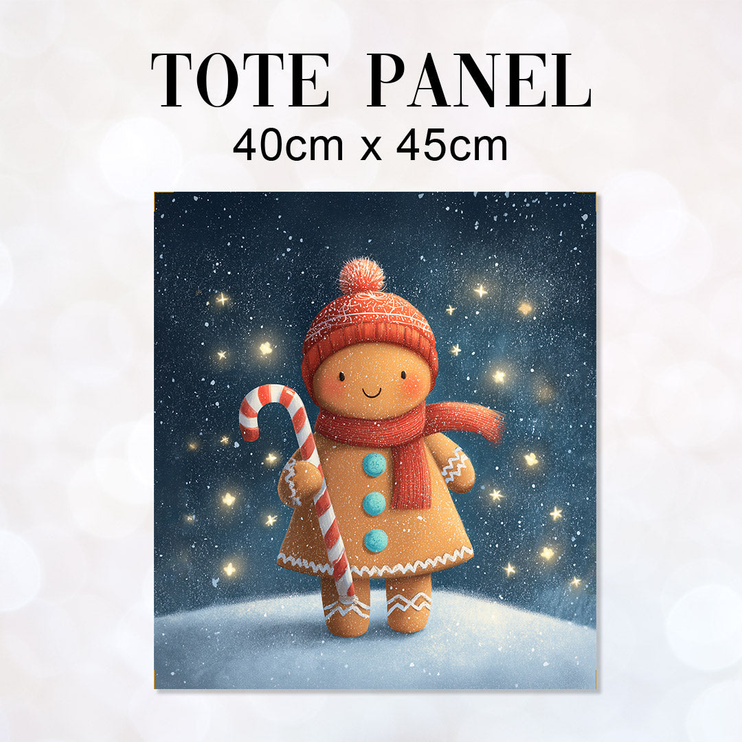 TOTE Panel Gingerbread Girl TP-836