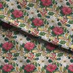 Gilded Poinsettia Fabric
