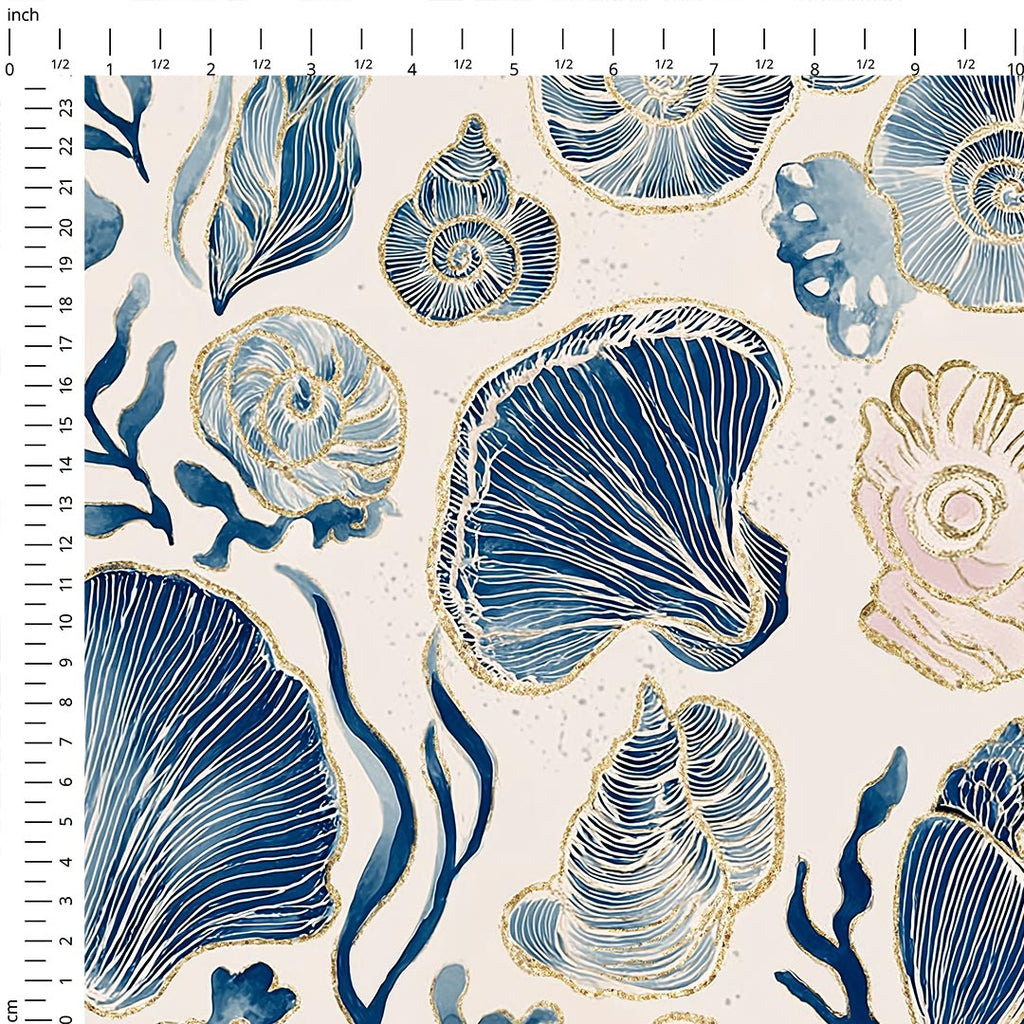 Gilded Shells Fabric