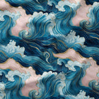 Gilded Waves Fabric