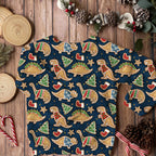 Gingerbread Dinos Fabric