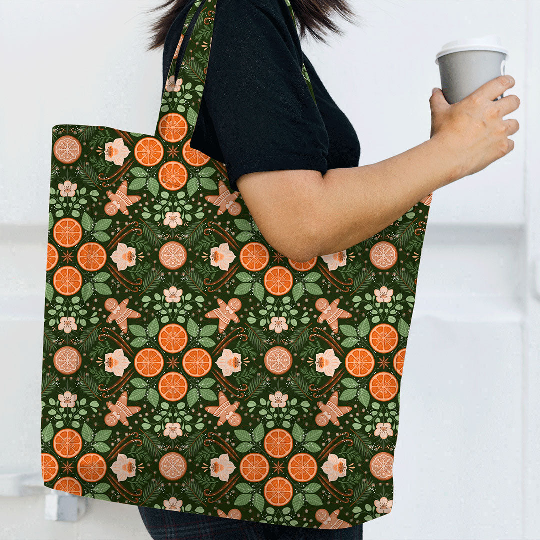 Gingerbread Foliage Fabric