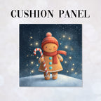 CUSHION Panel Gingerbread Girl CP-799