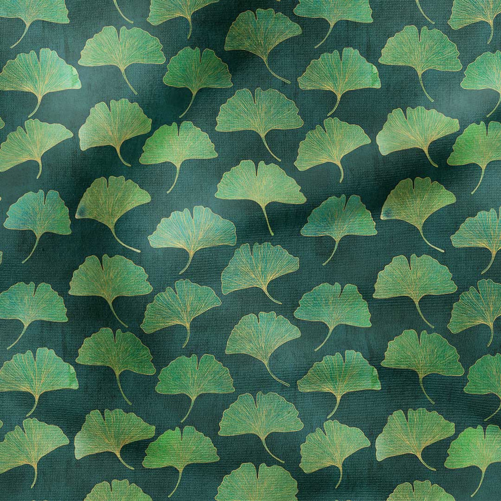 Ginkgo Lush Green Fabric