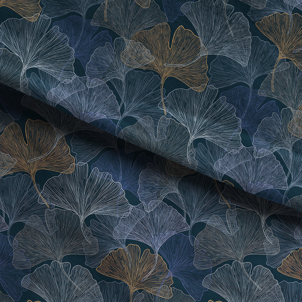 Ginkgo Midnight Bloom Fabric