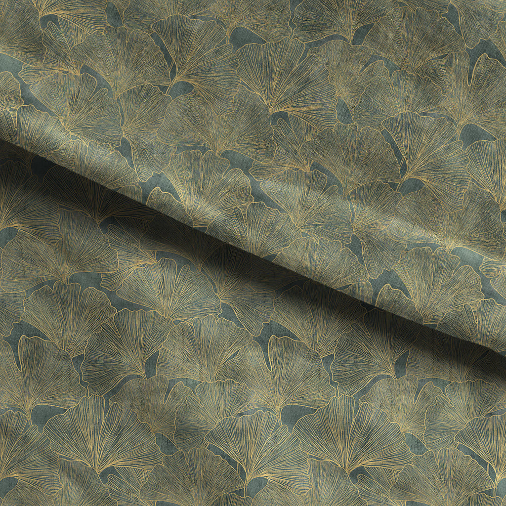 Ginkgo Midnight Elegance Fabric