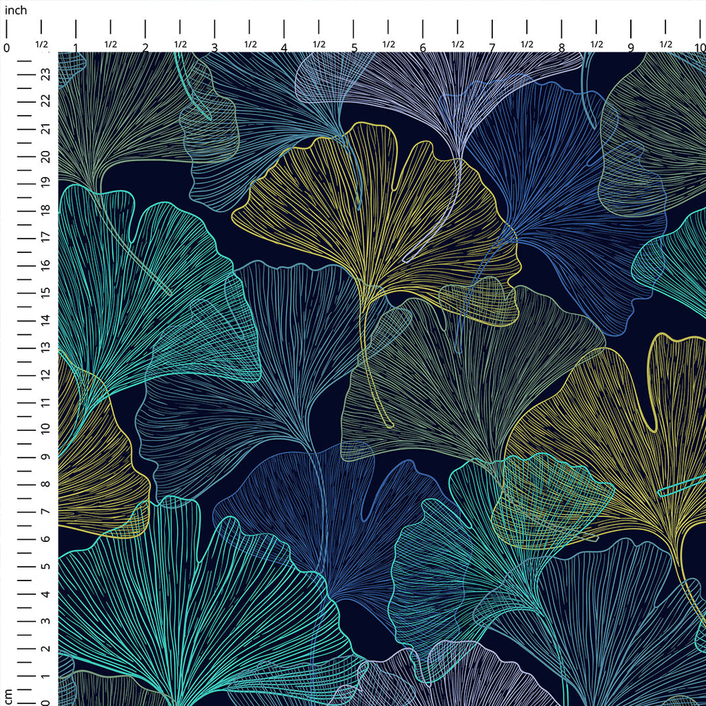 Ginkgo Midnight Serenade Fabric