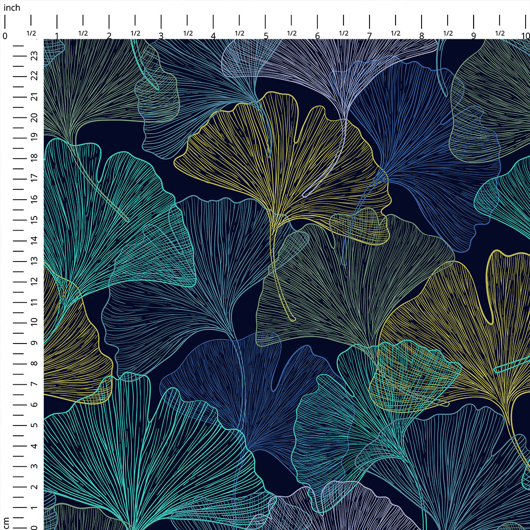 Ginkgo Midnight Serenade Fabric