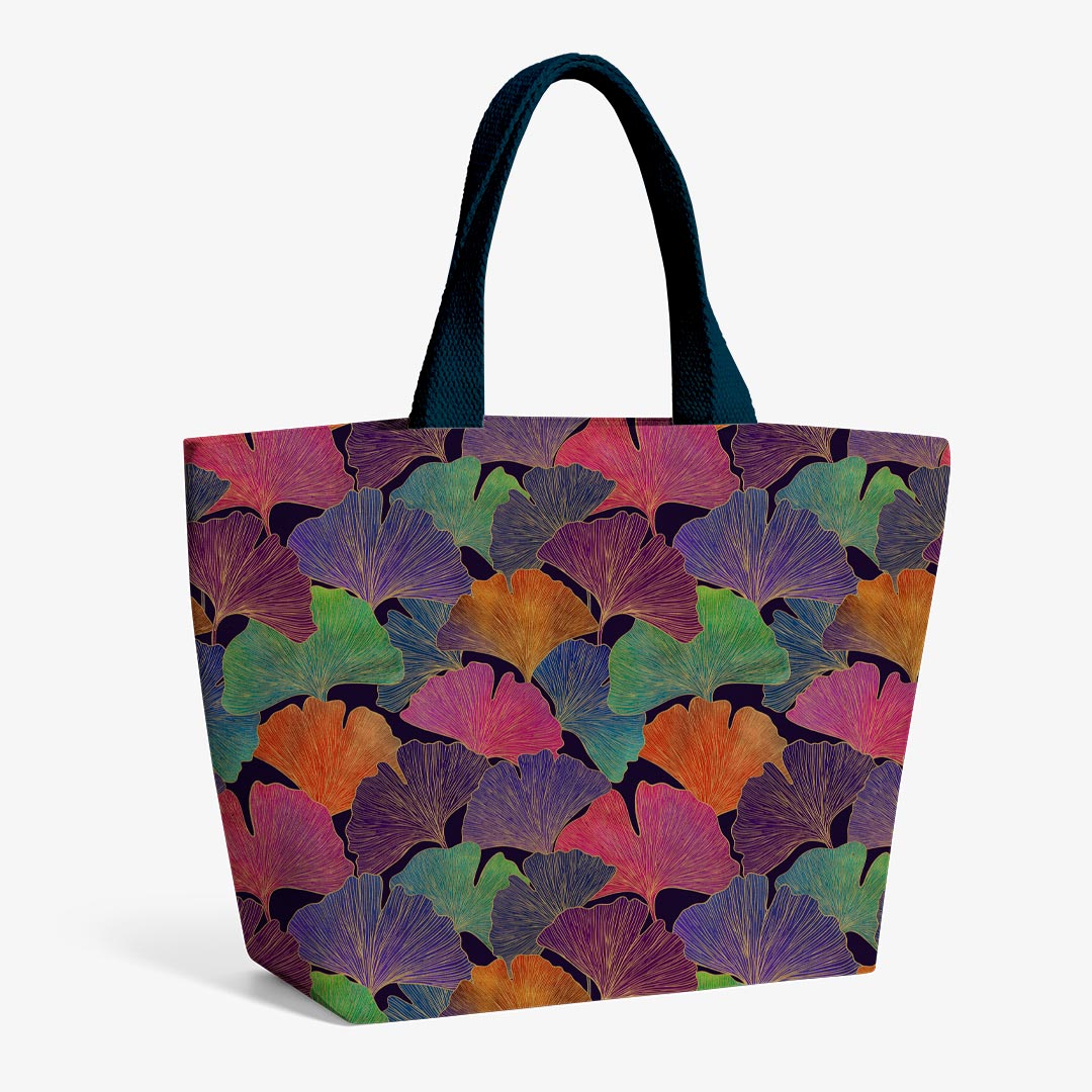 Ginkgo Rainbow Radiance Fabric